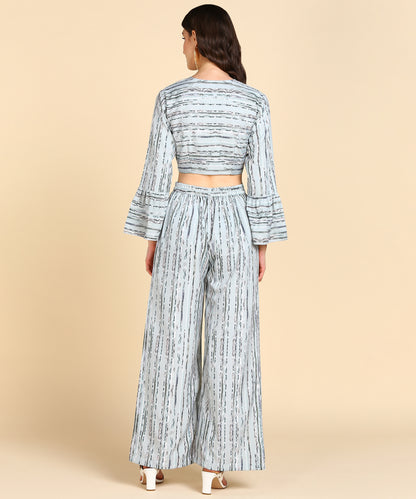 Bell Sleeve Printed Co-Ords Set