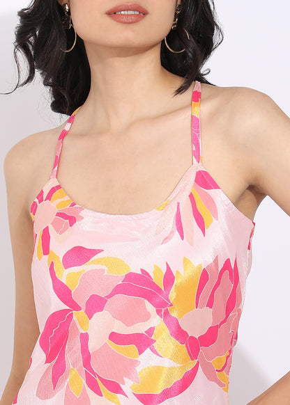 Rudraaksha Floral Slit Maxi Dress
