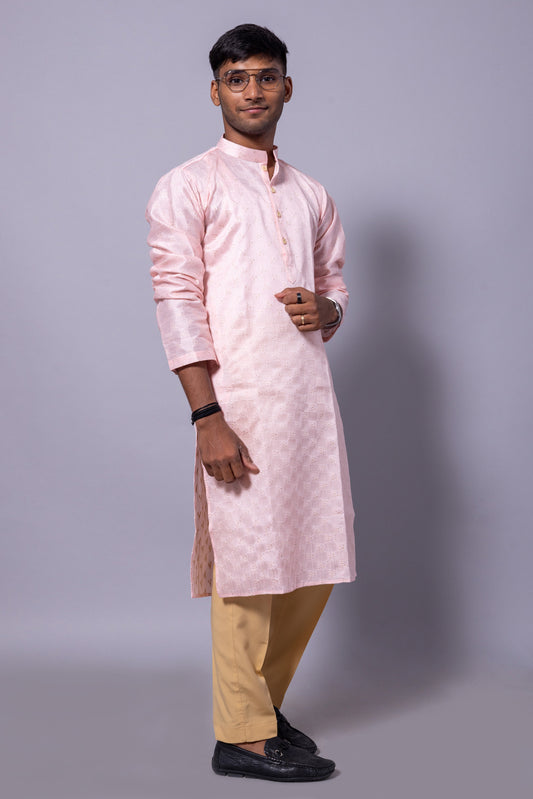 Men's Silk Kurta Pyjama Set
