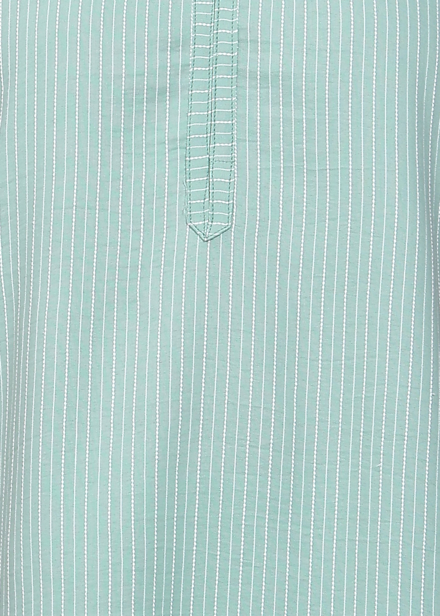 Rudraaksha Women’s Mint Green Cotton Co-Ord Set | Sleeveless Kurta & Straight Pants RUDRAAKSHA