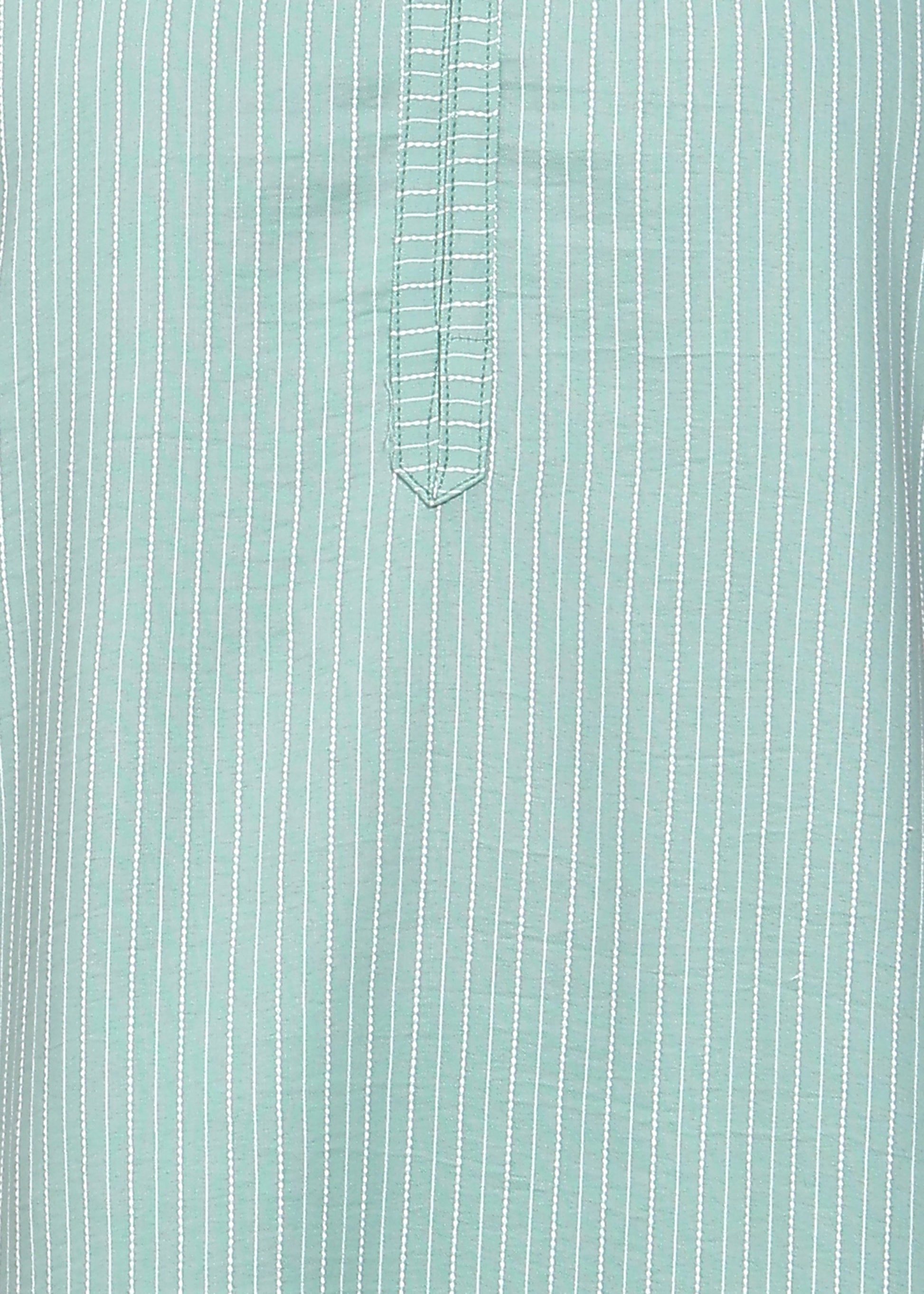 Rudraaksha Women’s Mint Green Cotton Co-Ord Set | Sleeveless Kurta & Straight Pants RUDRAAKSHA