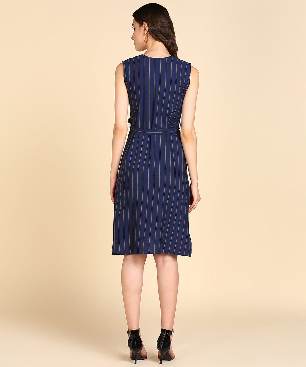 Rudraaksha Stylish Striped Dress For women