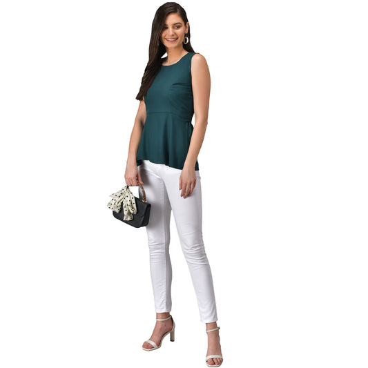 Plain Peplum top