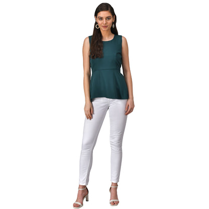 Plain Peplum top