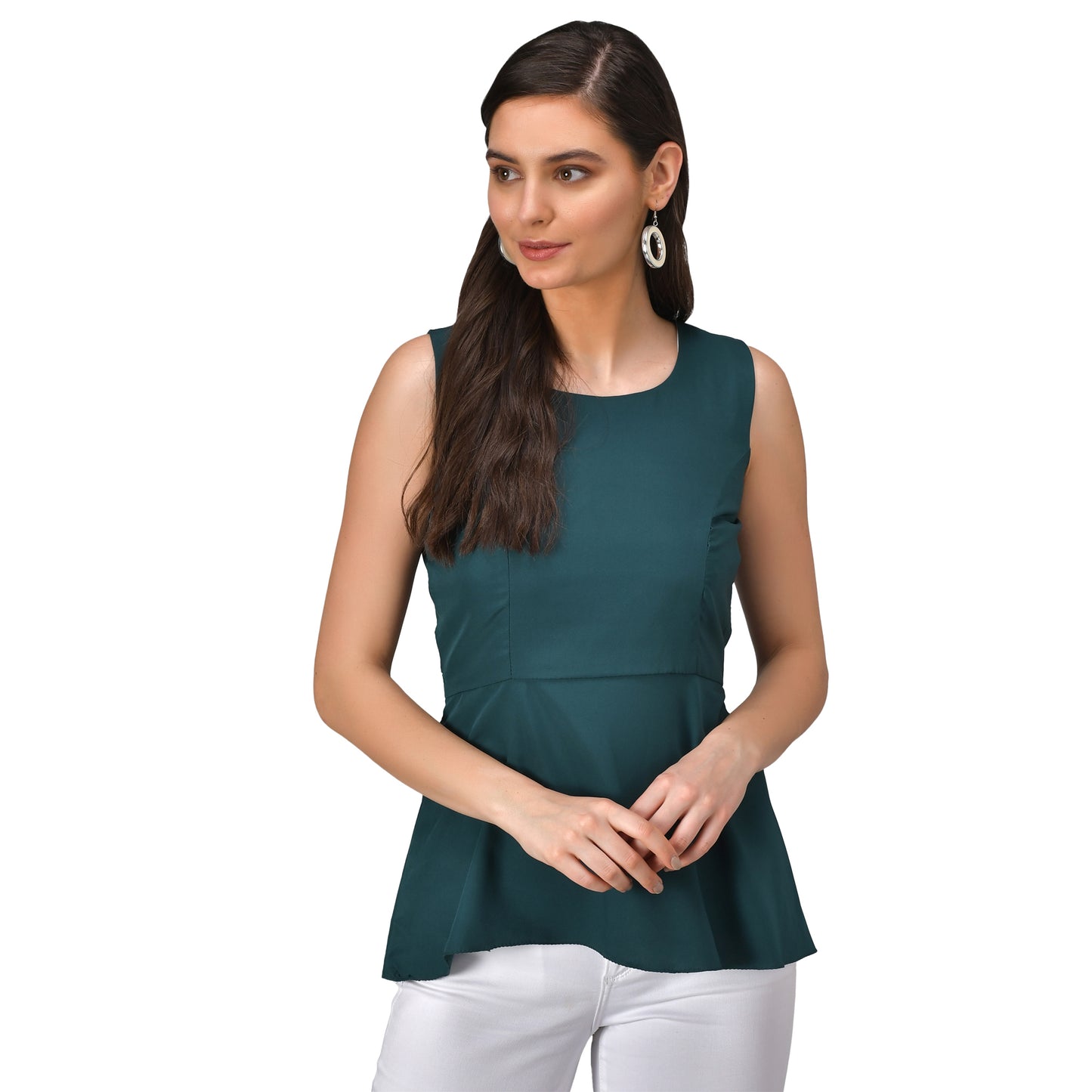 Plain Peplum top