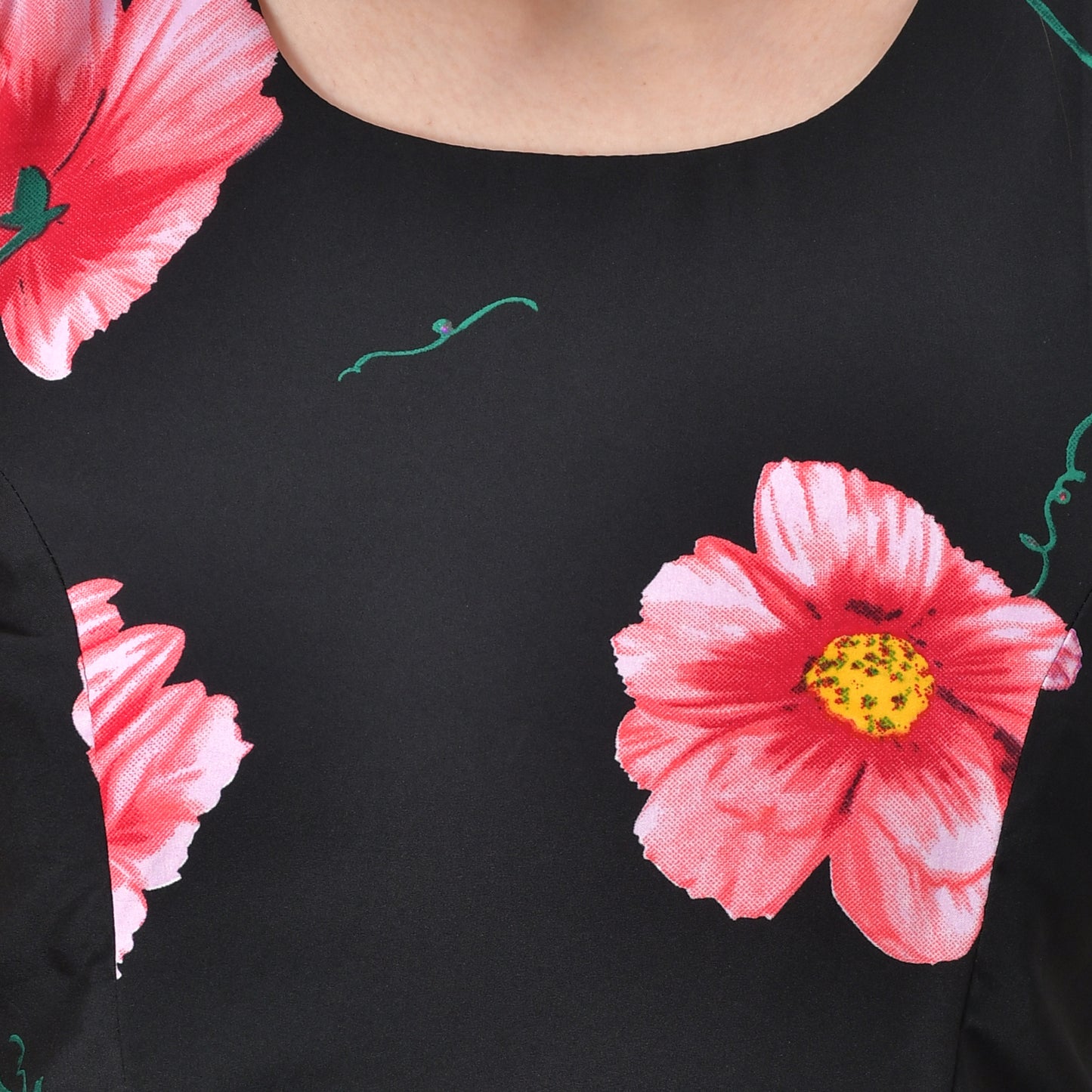 Printed Peplum top