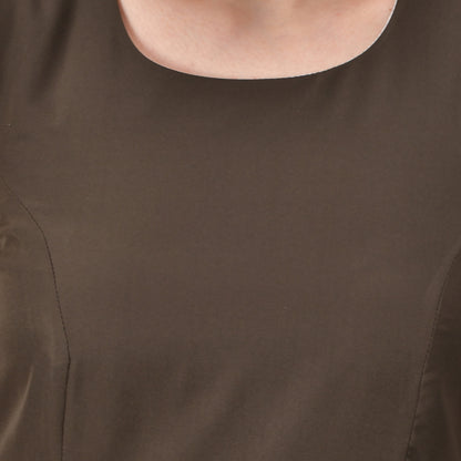 Plain Peplum Top