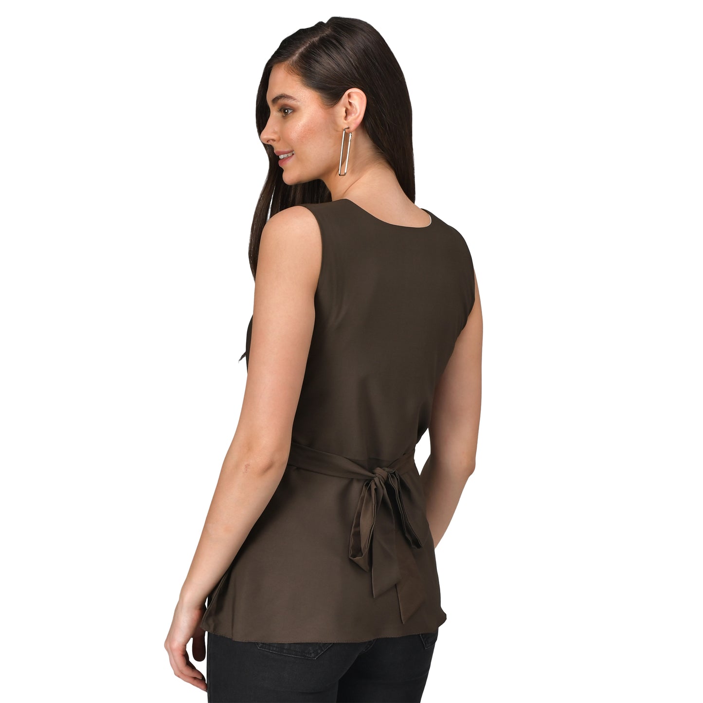 Plain Peplum Top