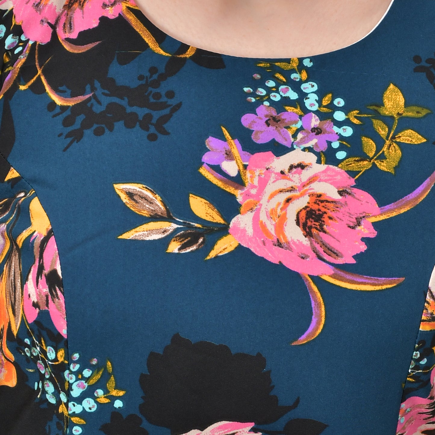 Printed Peplum top