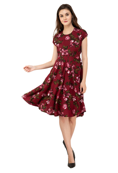 Rudraaksha Floral Short Dress