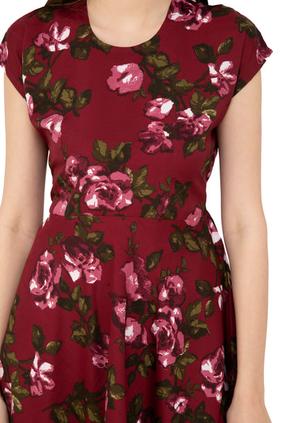 Rudraaksha Floral Short Dress
