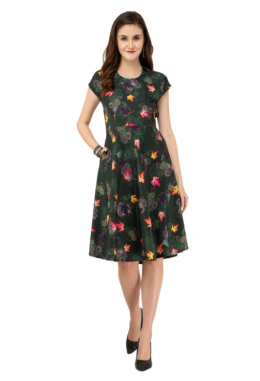 Rudraaksha Floral Short Dress