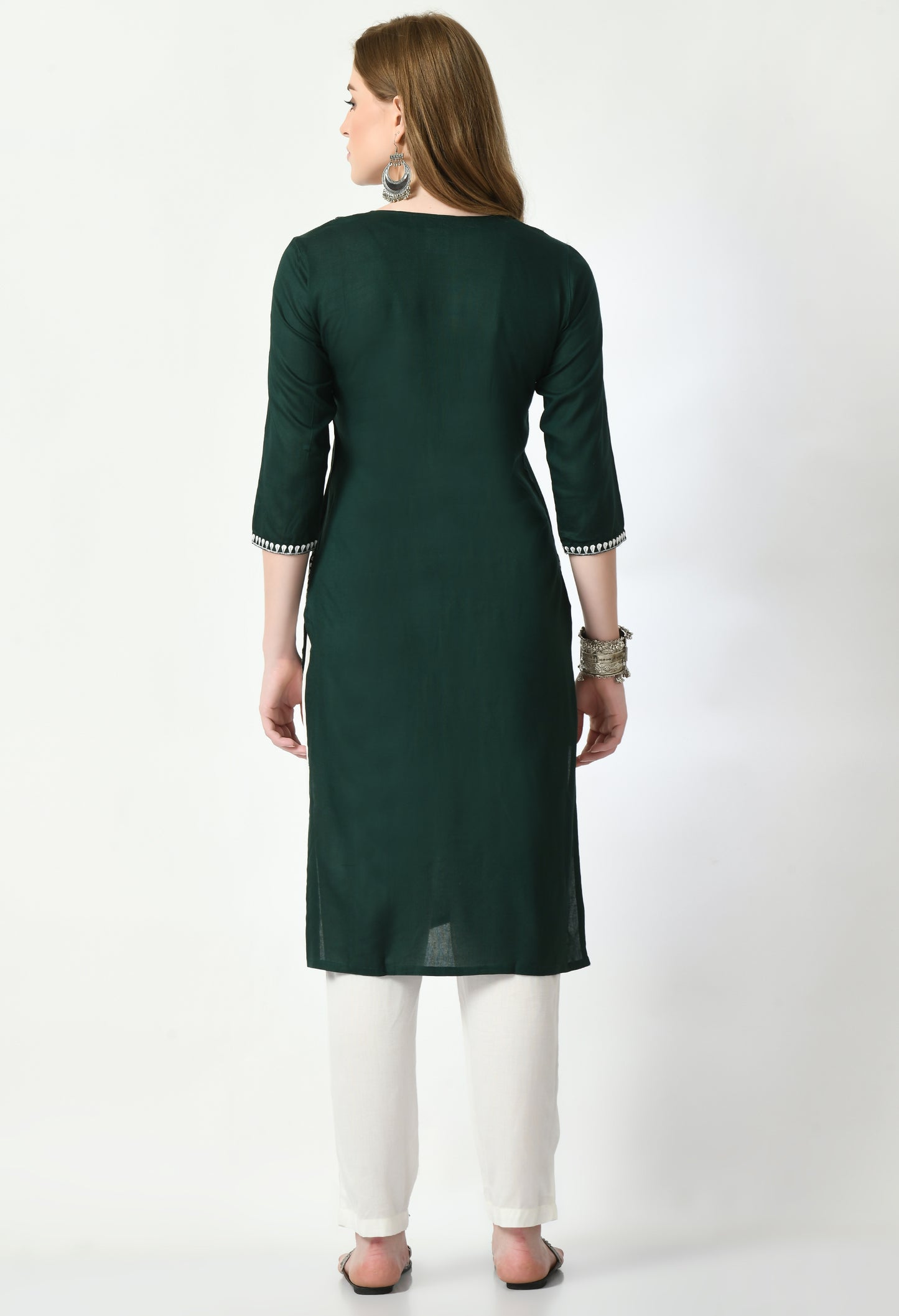 Cotton Chikankari Kurti