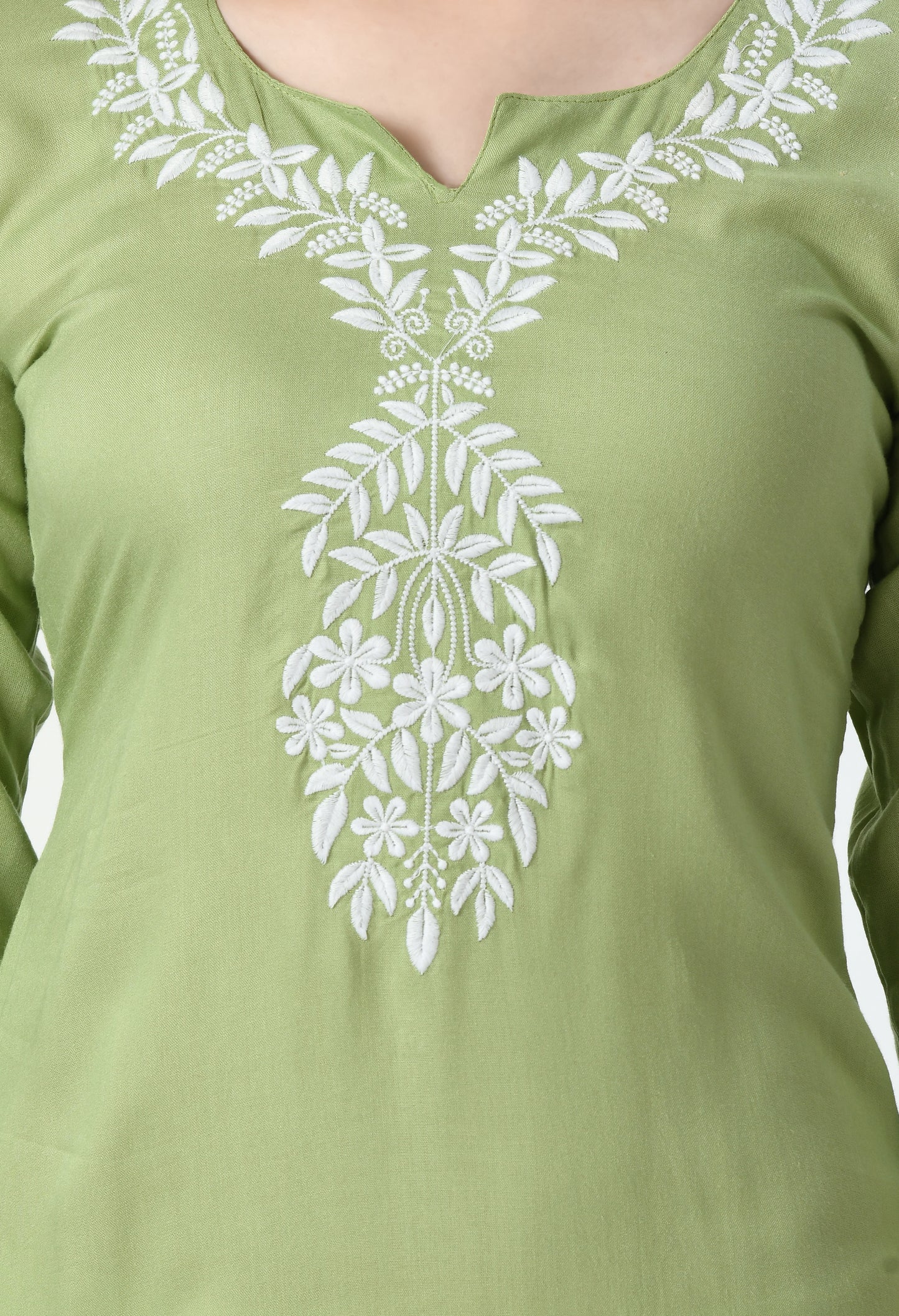 Cotton Chikankari Kurti