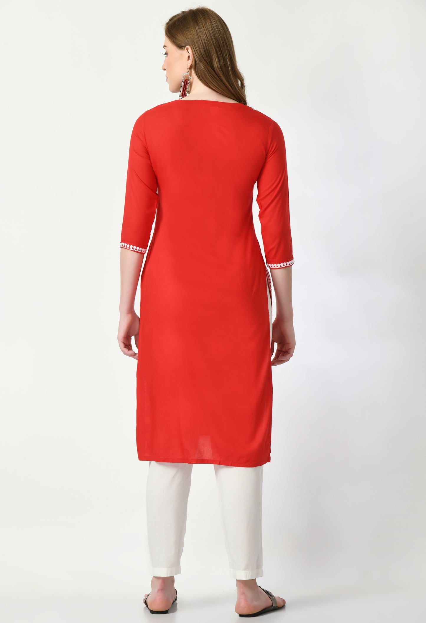 Cotton Chikankari Kurti