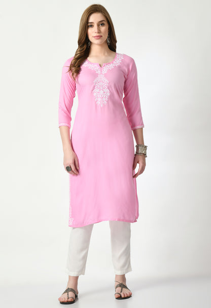 Cotton Chikankari Kurti