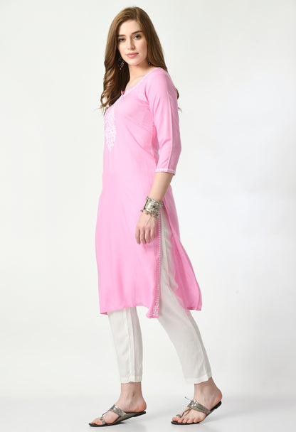 Cotton Chikankari Kurti