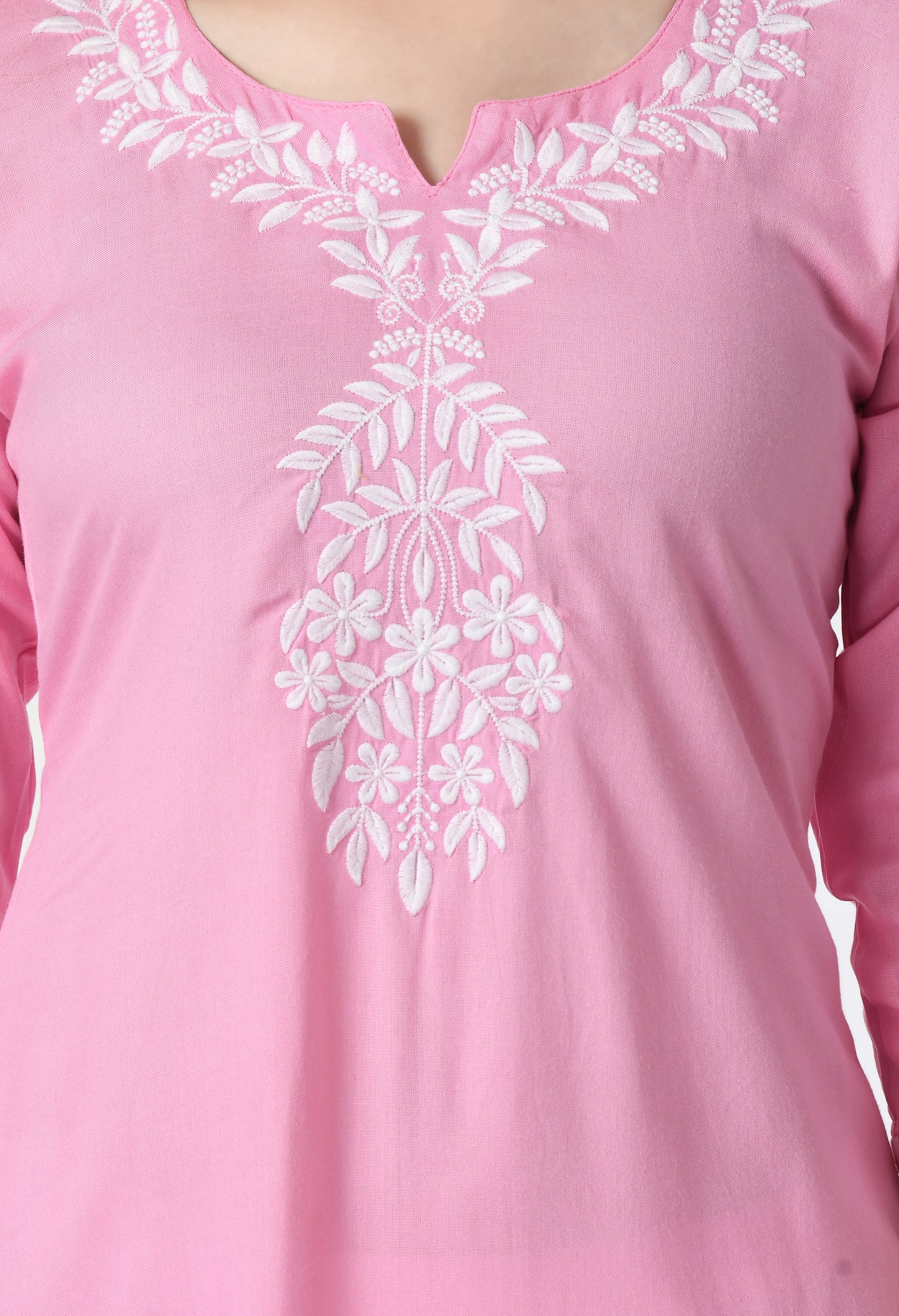 Cotton Chikankari Kurti