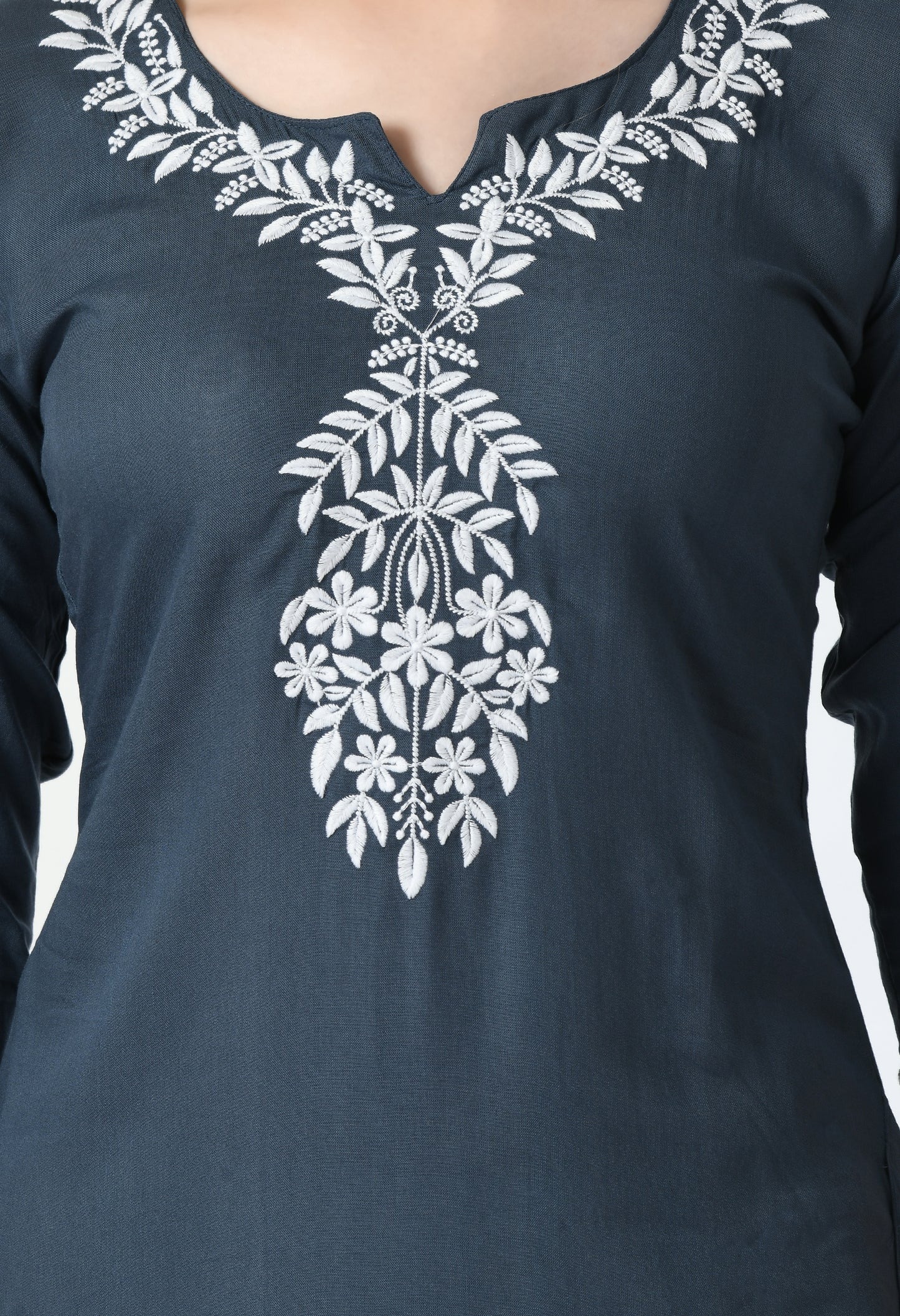 Cotton Chikankari Kurti