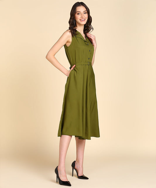 Rudraaksha Stylish solid Dress For women