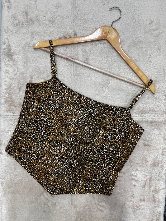 Animal Print Crop Top