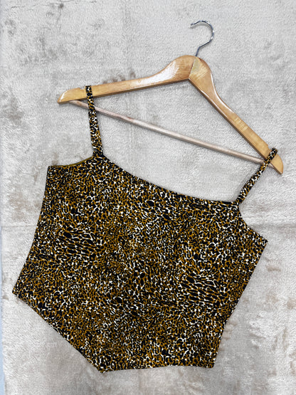 Animal Print Crop Top