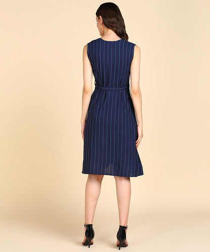 Rudraaksha Stylish Striped Dress For women