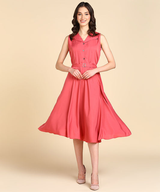 Rudraaksha Stylish solid Dress For women