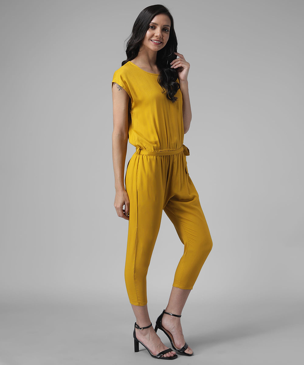 Solid  stylish Jumpsuit
