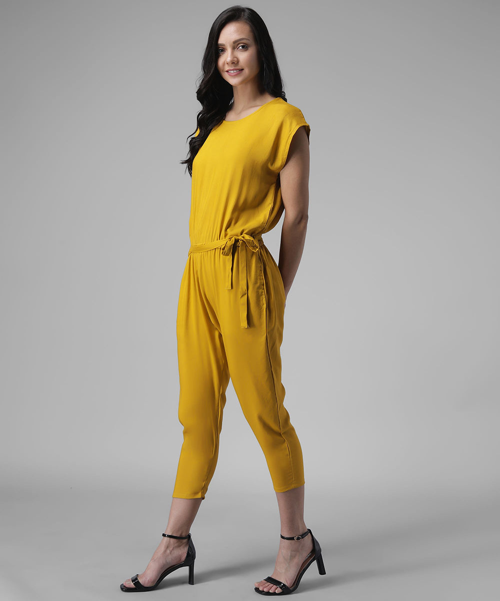 Solid  stylish Jumpsuit