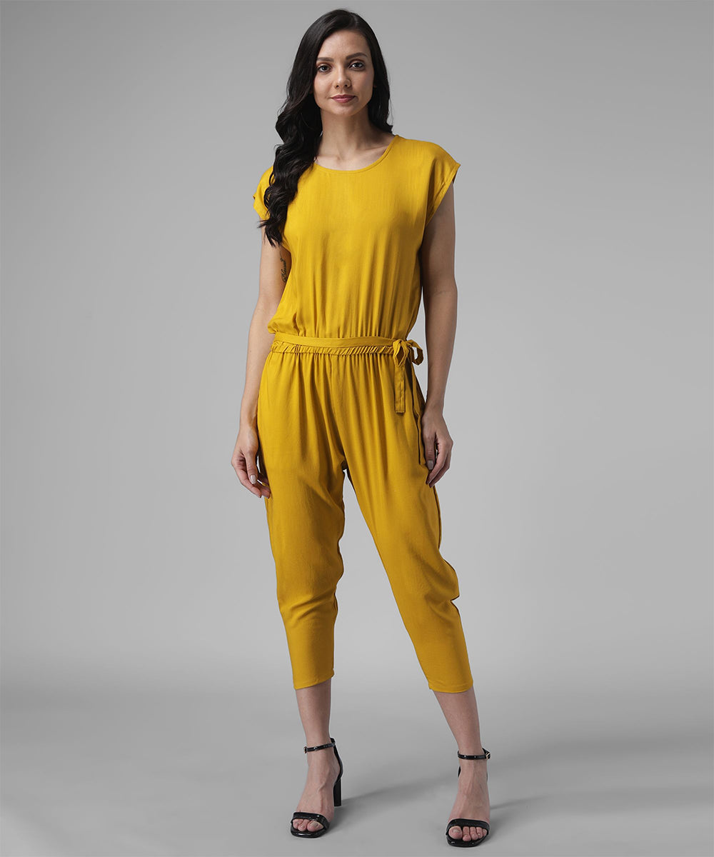 Solid  stylish Jumpsuit