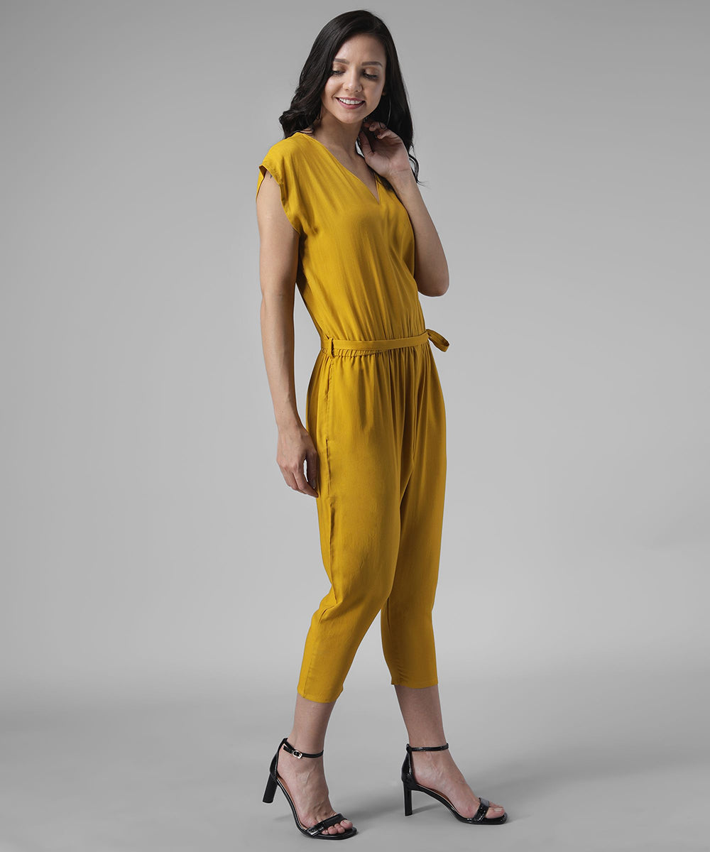 Solid  stylish Jumpsuit