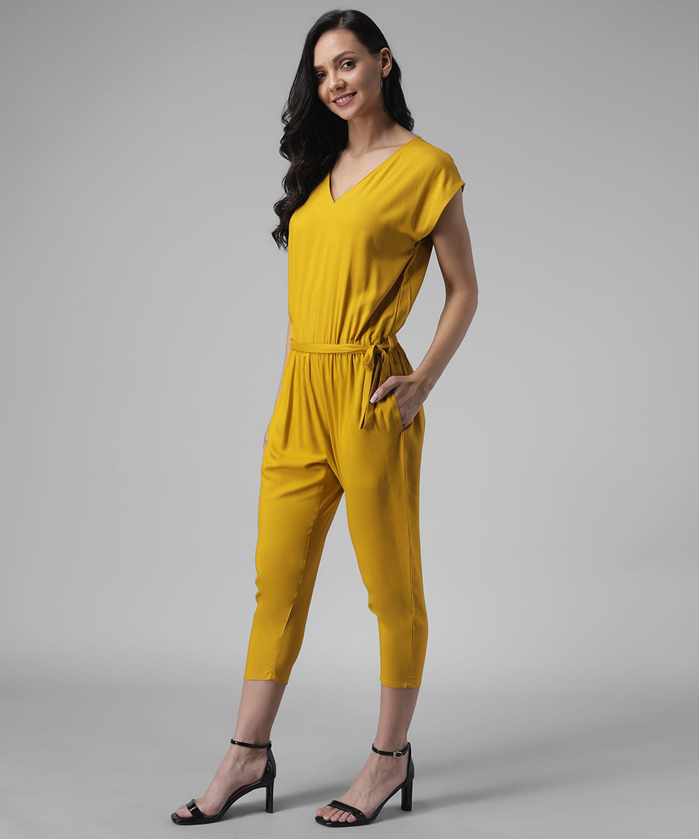 Solid  stylish Jumpsuit