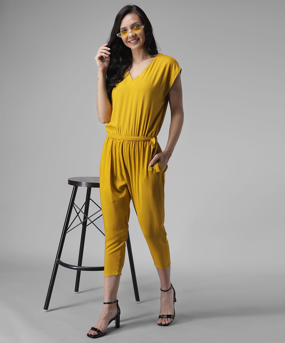 Solid  stylish Jumpsuit
