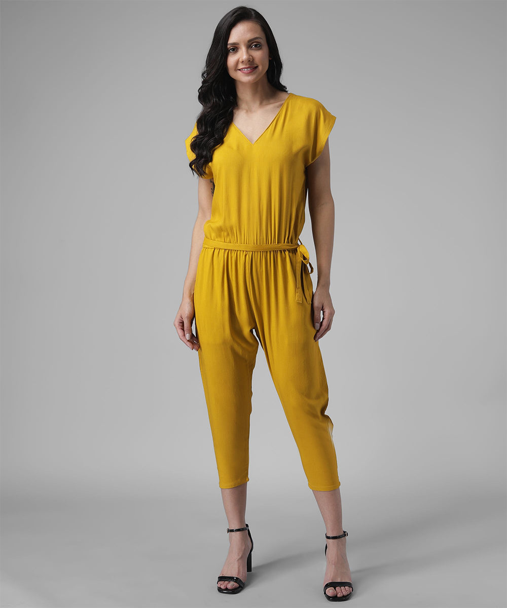 Solid  stylish Jumpsuit