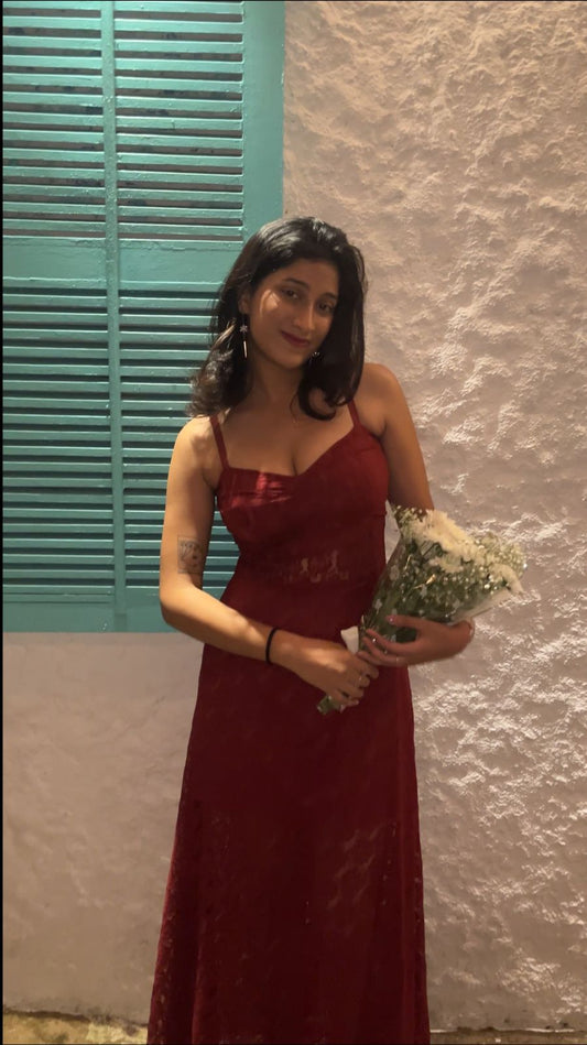 Net Long Dress
