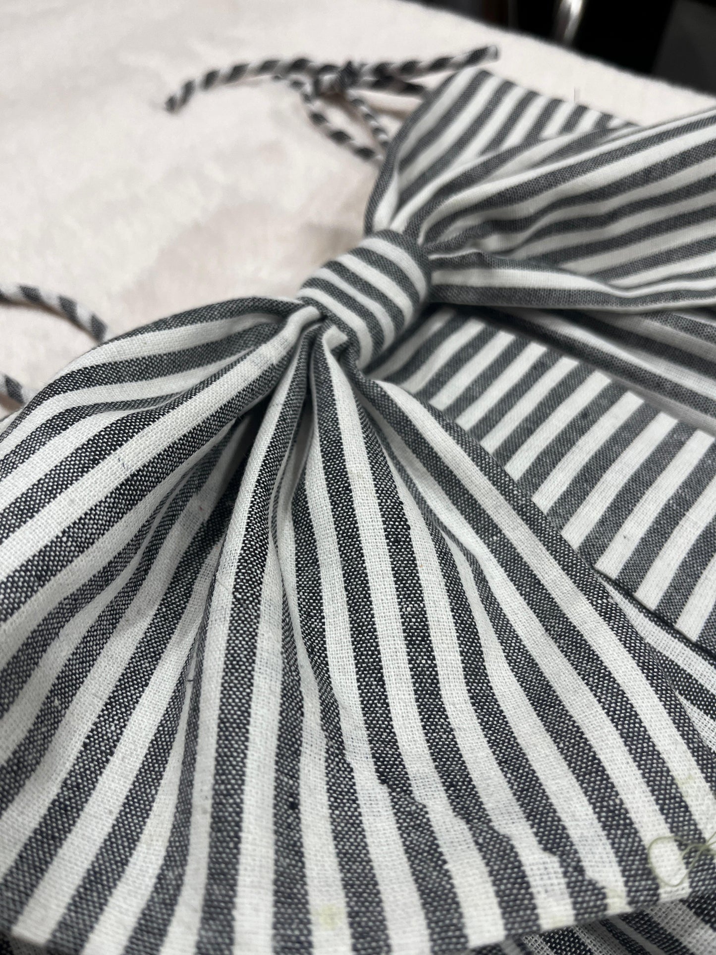 Striped Bow Top