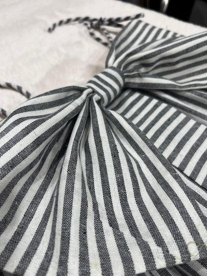Striped Bow Top