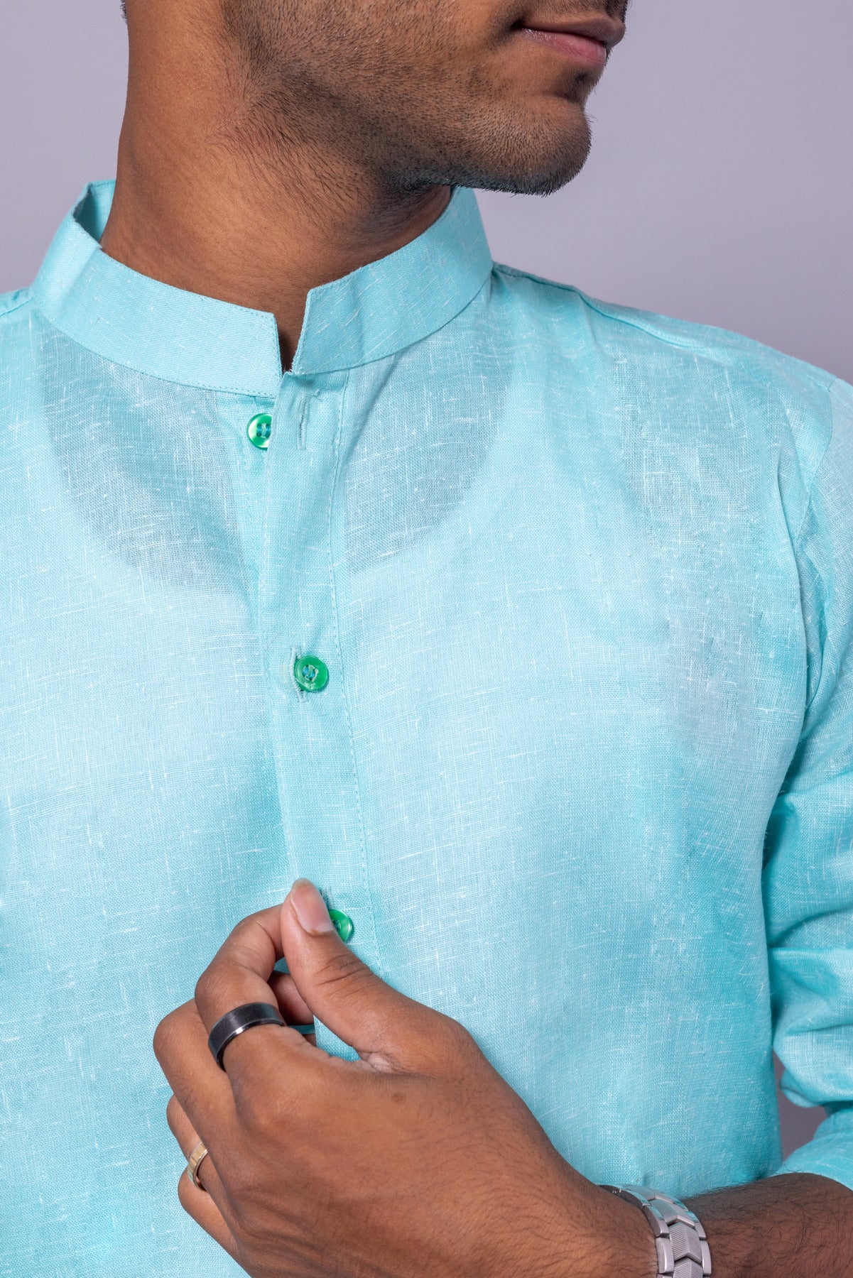 Rudraaksha Designer Kurta Pajama Set for Men Wedding Party -Stylish Kurta Pajama, Men's Kurta Set,