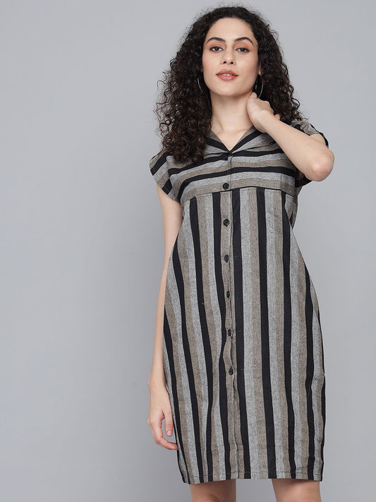 Rudraaksha trendy knee length dress for women