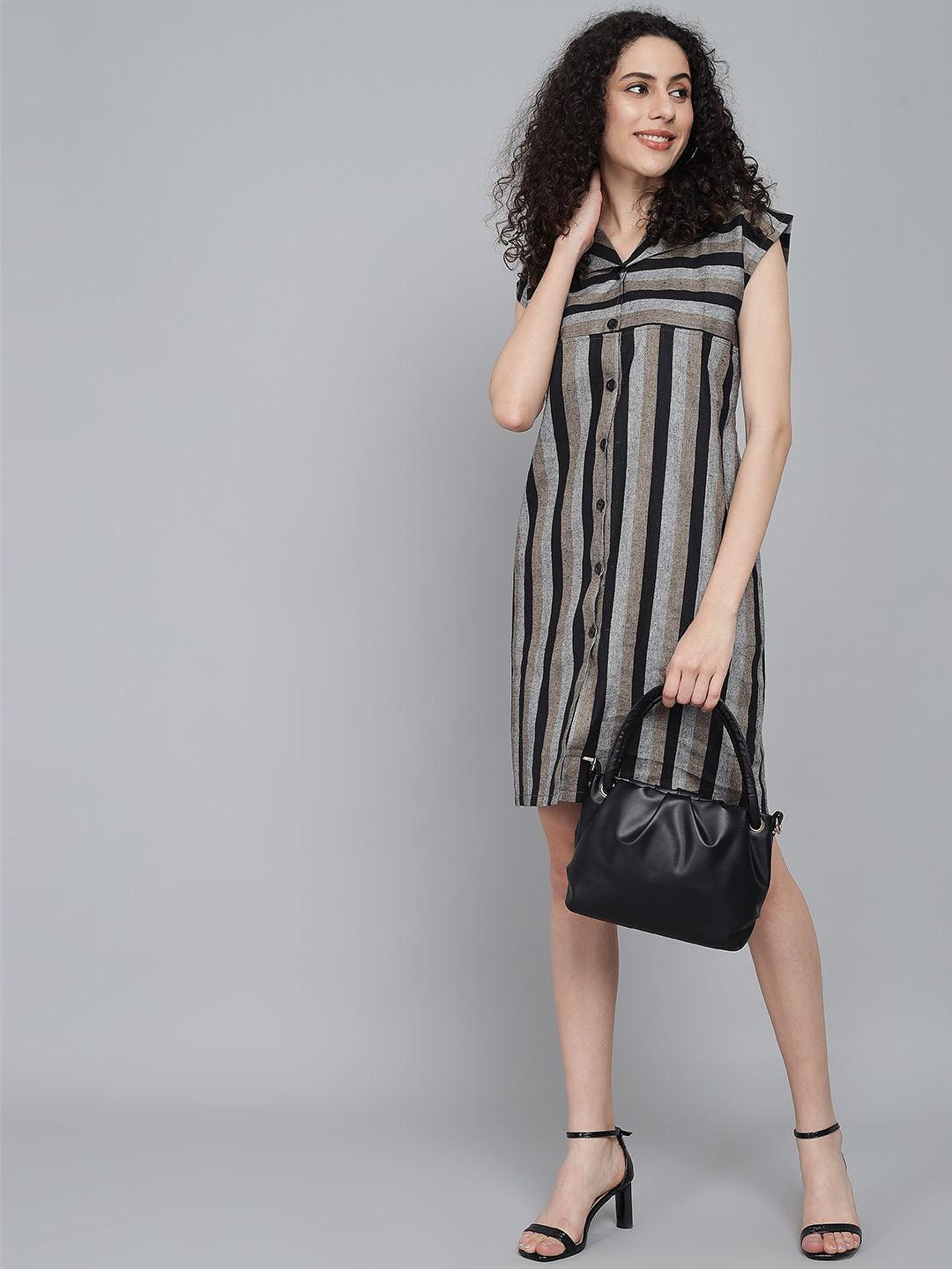 Rudraaksha trendy knee length dress for women