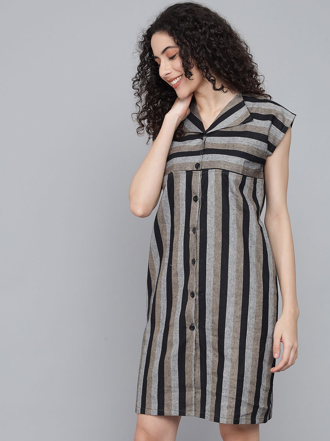Rudraaksha trendy knee length dress for women