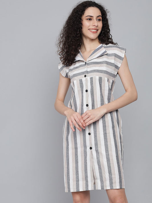 Rudraaksha trendy knee length dress for women