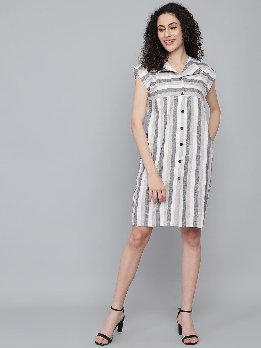 Rudraaksha trendy knee length dress for women