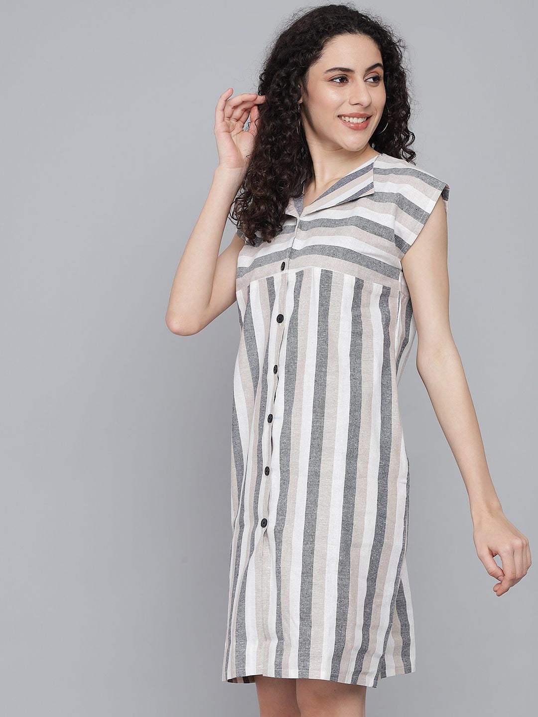 Rudraaksha trendy knee length dress for women