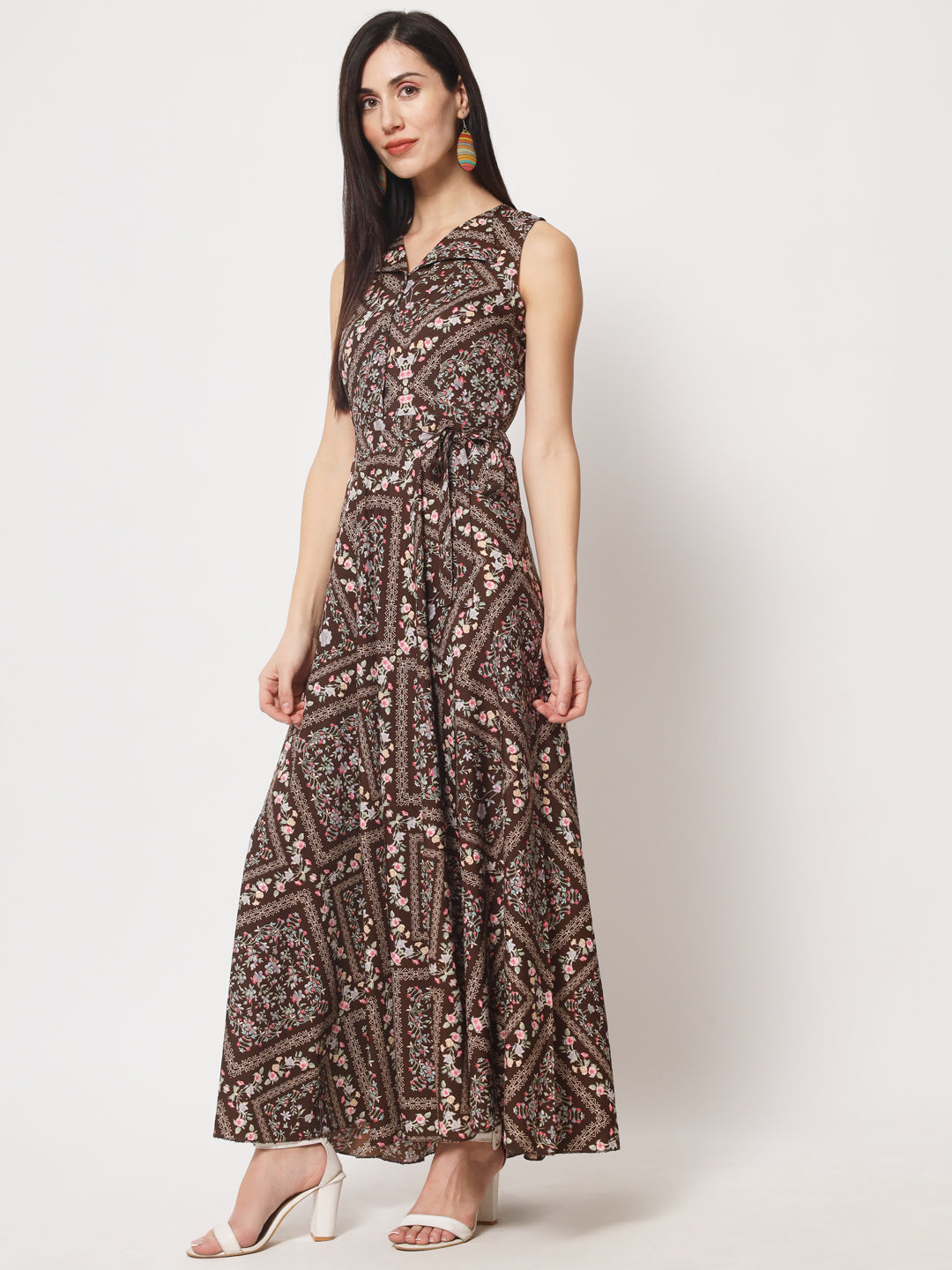 Rudraaksha stylish and trendy maxi dress for women