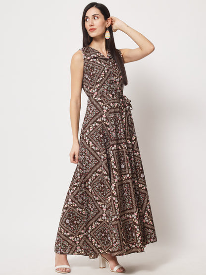 Rudraaksha stylish and trendy maxi dress for women