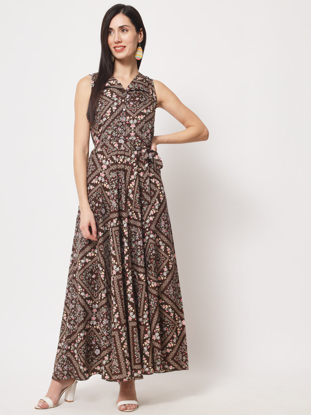 Rudraaksha stylish and trendy maxi dress for women