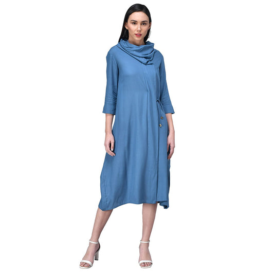 Rudraaksha women cowl neck dress