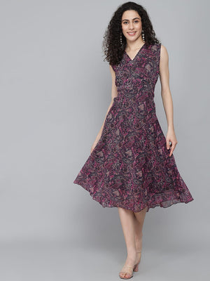 Women’s Multi-Color Printed Short Dress – Casual Boho Summer Outfit